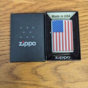 Zippo Lighter NEW Patriotic American Flag